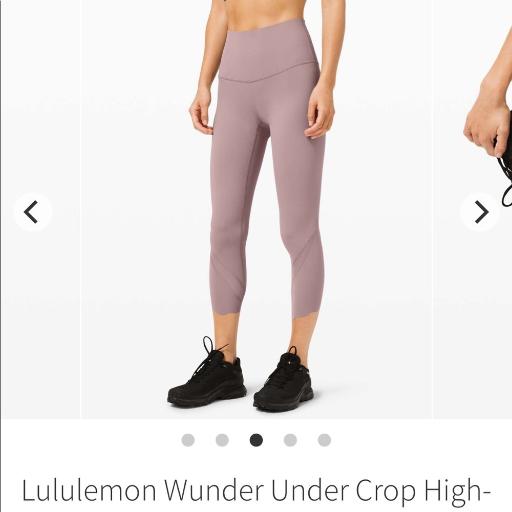 Lululemon Wunder Under High Rise Cropped